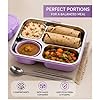 Stainless Steel Leakproof Lunch Box with 3 Compartments