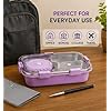 Stainless Steel Leakproof Lunch Box with 3 Compartments