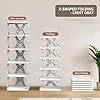 6 Tier Collapsible Shoe Rack [Multicolour]