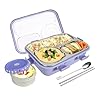 Stainless Steel Leakproof Lunch Box with 3 Compartments