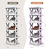 6 Tier Collapsible Shoe Rack [Multicolour]