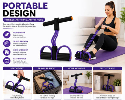 Yoga Pedal Puller Resistance Band Fitness Equipments