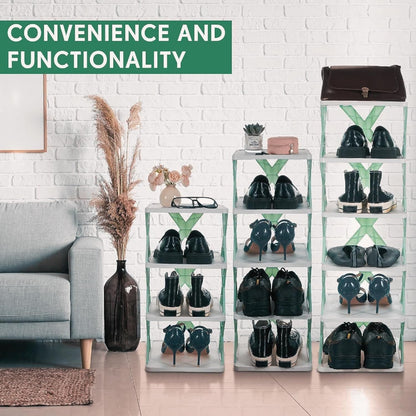 6 Tier Collapsible Shoe Rack [Multicolour]